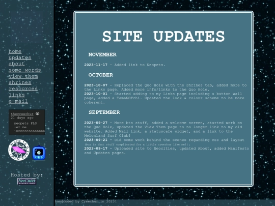updates screenshot