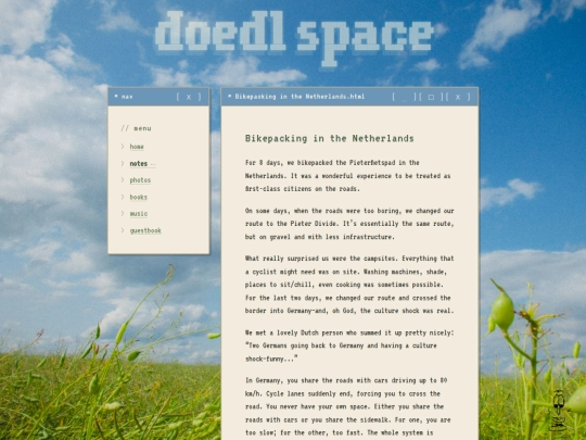 notes/cycling-netherlands screenshot