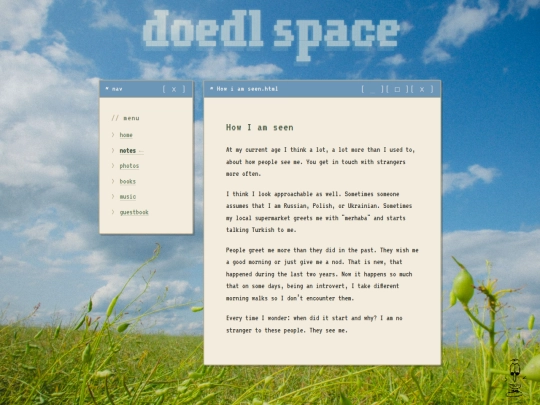 notes/how-i-am-seen screenshot