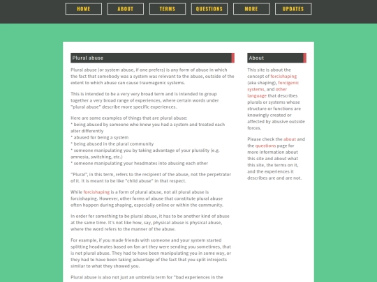 pluralabuse screenshot