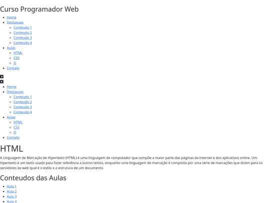 aulashtml screenshot