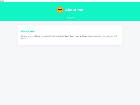 Aboutme/Aboutme screenshot