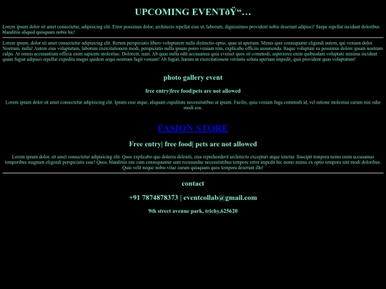 event screenshot