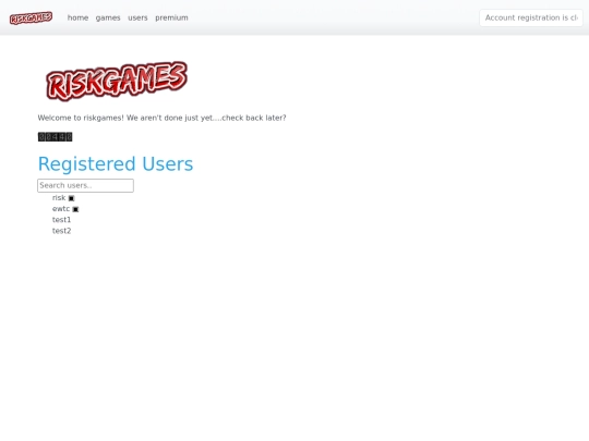 games/users screenshot
