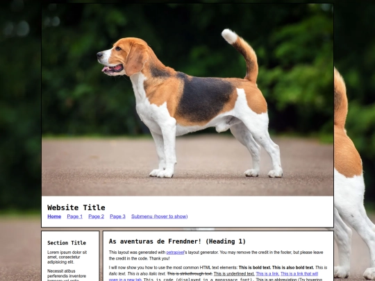 index screenshot