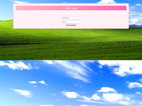 admin screenshot