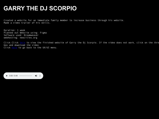 html/djscorpiopage screenshot