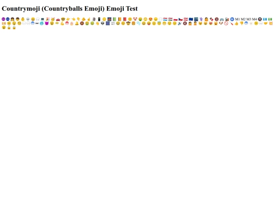 countrymoji screenshot