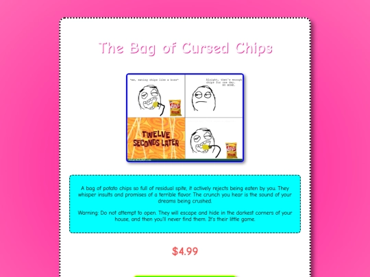 cursedmarket/chips screenshot