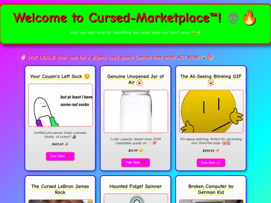cursedmarket screenshot