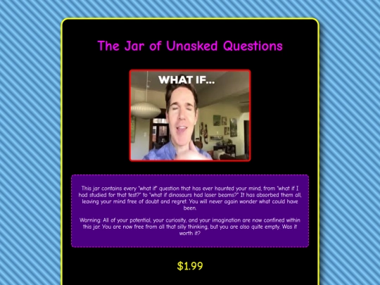 cursedmarket/whatif screenshot