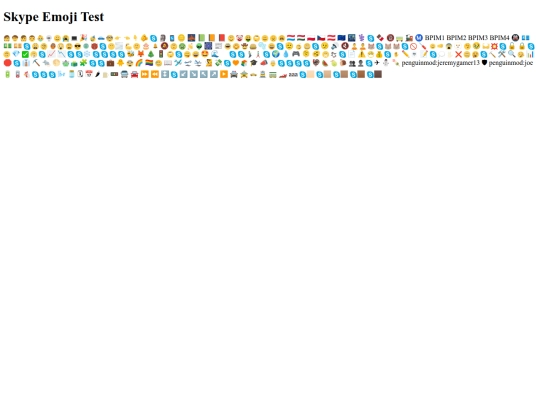 emojitestskype screenshot