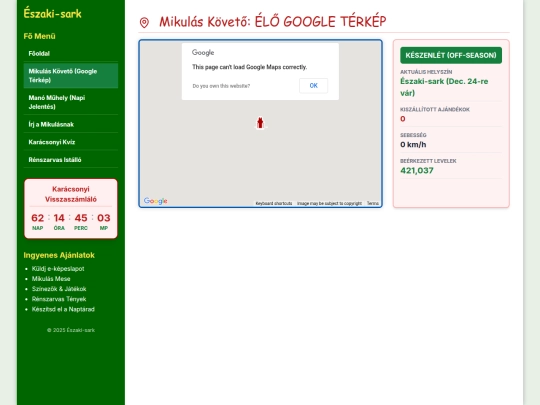 kekhegy/eszakisark/tracker screenshot