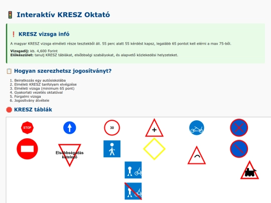 kekhegy/kreszjatek screenshot