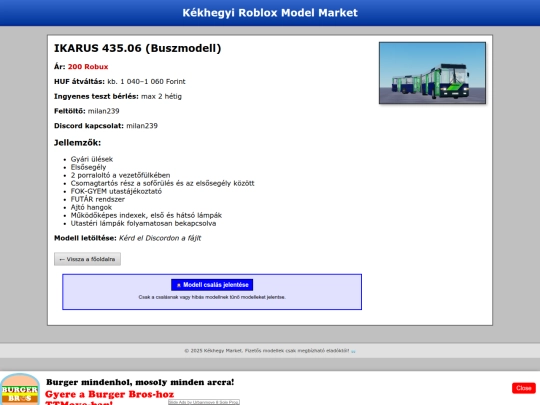 kekhegy/market/model-ikarus43506 screenshot
