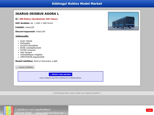 kekhegy/market/model-irisbus screenshot