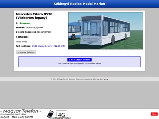 kekhegy/market/model-o530 screenshot