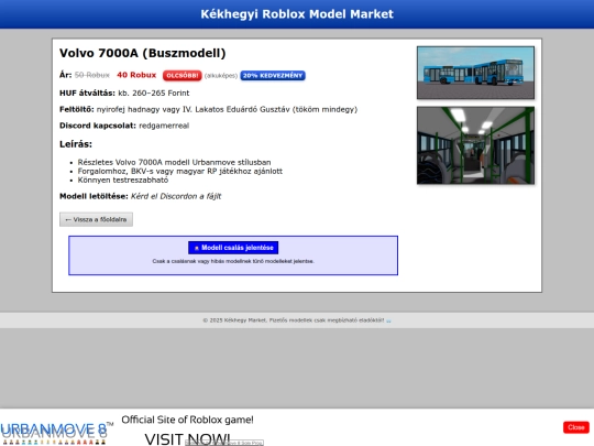 kekhegy/market/model-volvo7000a screenshot