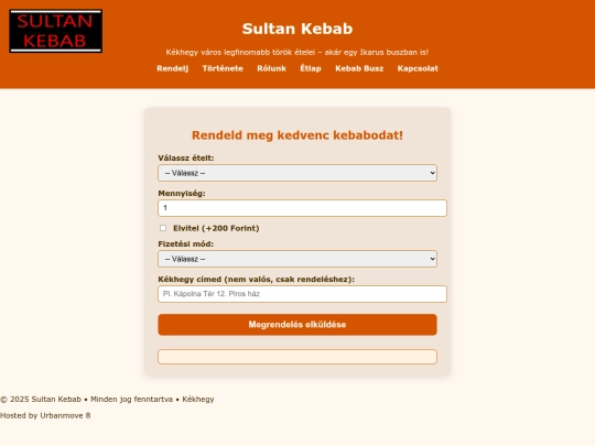 kekhegy/sultankebab/rendelesarchive screenshot