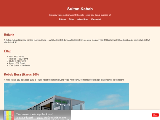 kekhegy/sultankebab/tesztindex screenshot