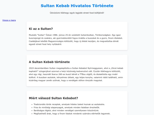 kekhegy/sultankebab/tortenete screenshot