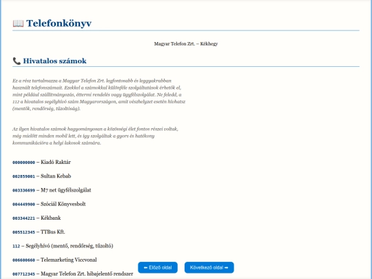 kekhegy/telefonlista screenshot