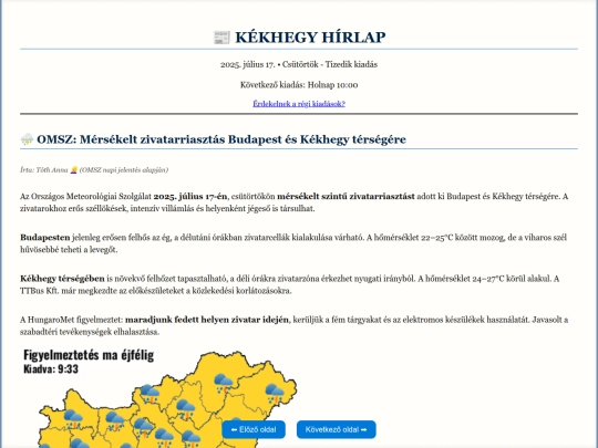 kekhegy/ujsagarchiv/archiv10 screenshot