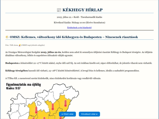kekhegy/ujsagarchiv/archiv13 screenshot