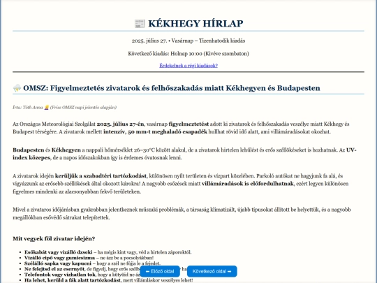 kekhegy/ujsagarchiv/archiv16 screenshot