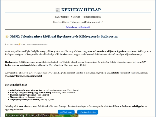 kekhegy/ujsagarchiv/archiv17 screenshot