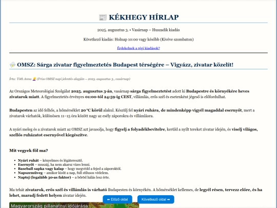 kekhegy/ujsagarchiv/archiv20 screenshot
