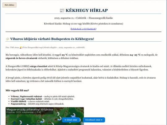 kekhegy/ujsagarchiv/archiv24 screenshot
