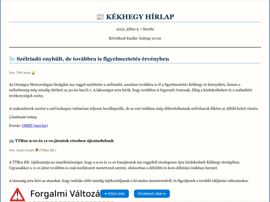 kekhegy/ujsagarchiv/archiv3 screenshot