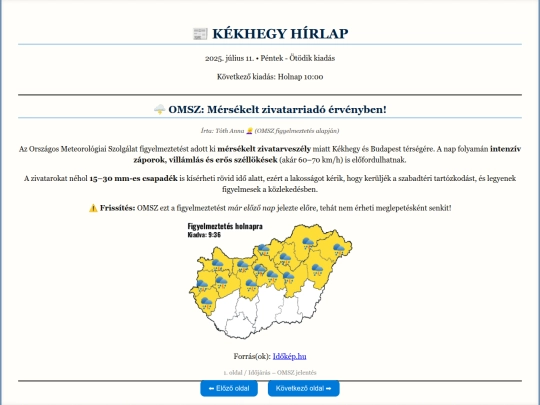 kekhegy/ujsagarchiv/archiv4 screenshot