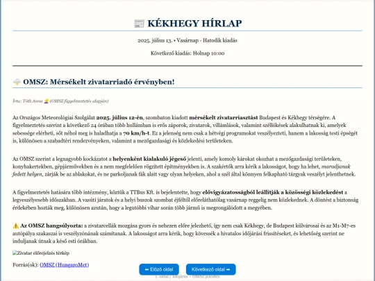 kekhegy/ujsagarchiv/archiv6 screenshot