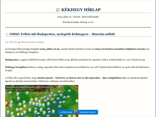 kekhegy/ujsagarchiv/archiv9 screenshot