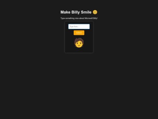 makebillysmile screenshot
