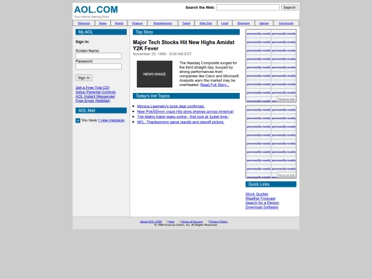 retro1998/aol screenshot
