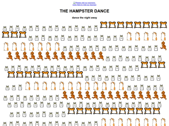 retro1998/hampsterdance screenshot