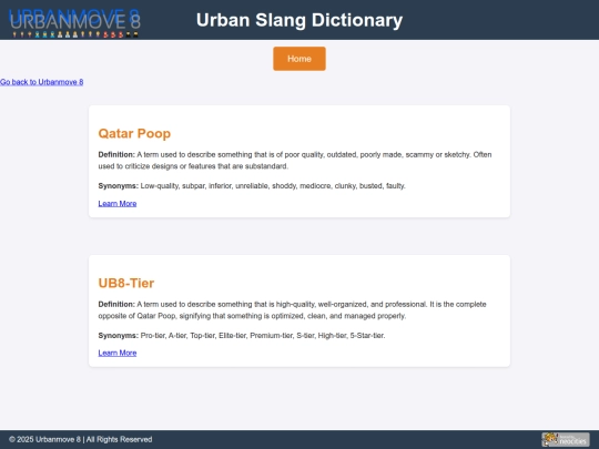 slangdictionary screenshot