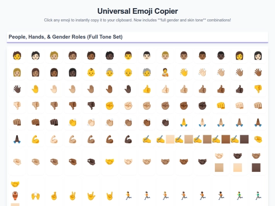 testers/emoji screenshot