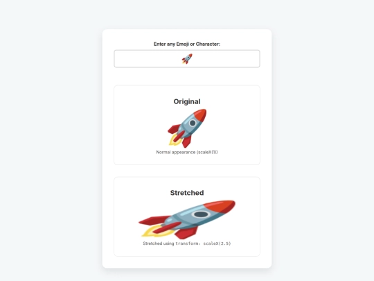 testers/emojistretch screenshot