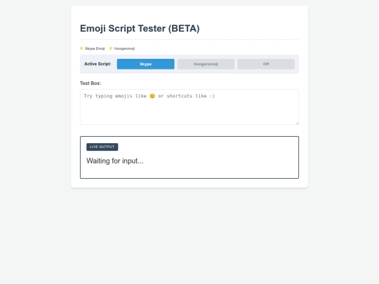 testers/emojitype screenshot