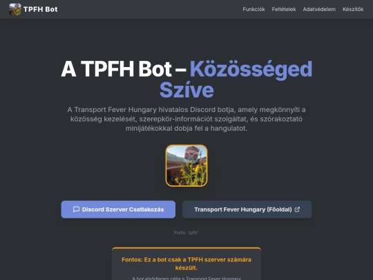 tpfhbot screenshot
