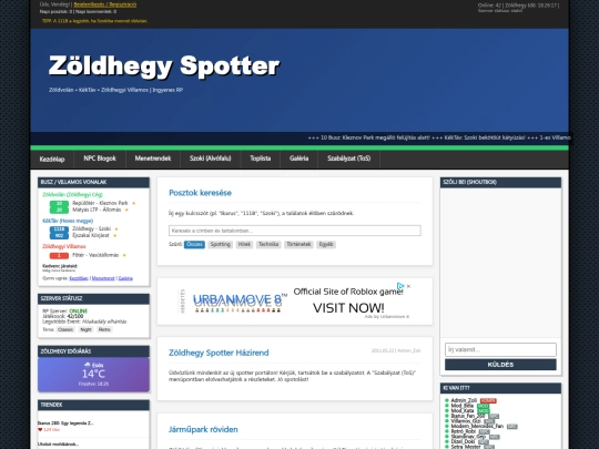 zoldhegy/spotting screenshot