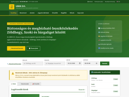 zoldhegy/ubkk screenshot