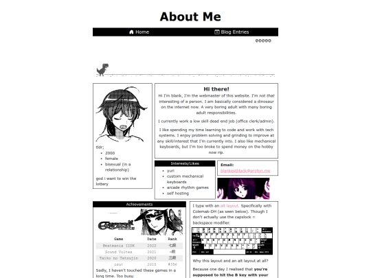 about-me screenshot
