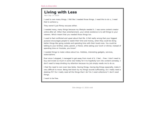 posts/2026-09-14-living-with-less screenshot