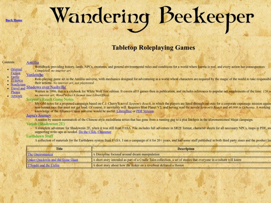 SecTTRPG screenshot
