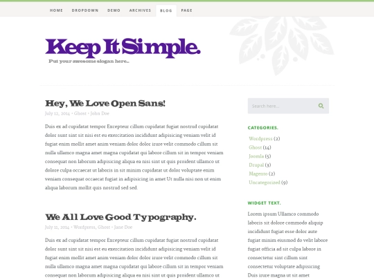 blog screenshot